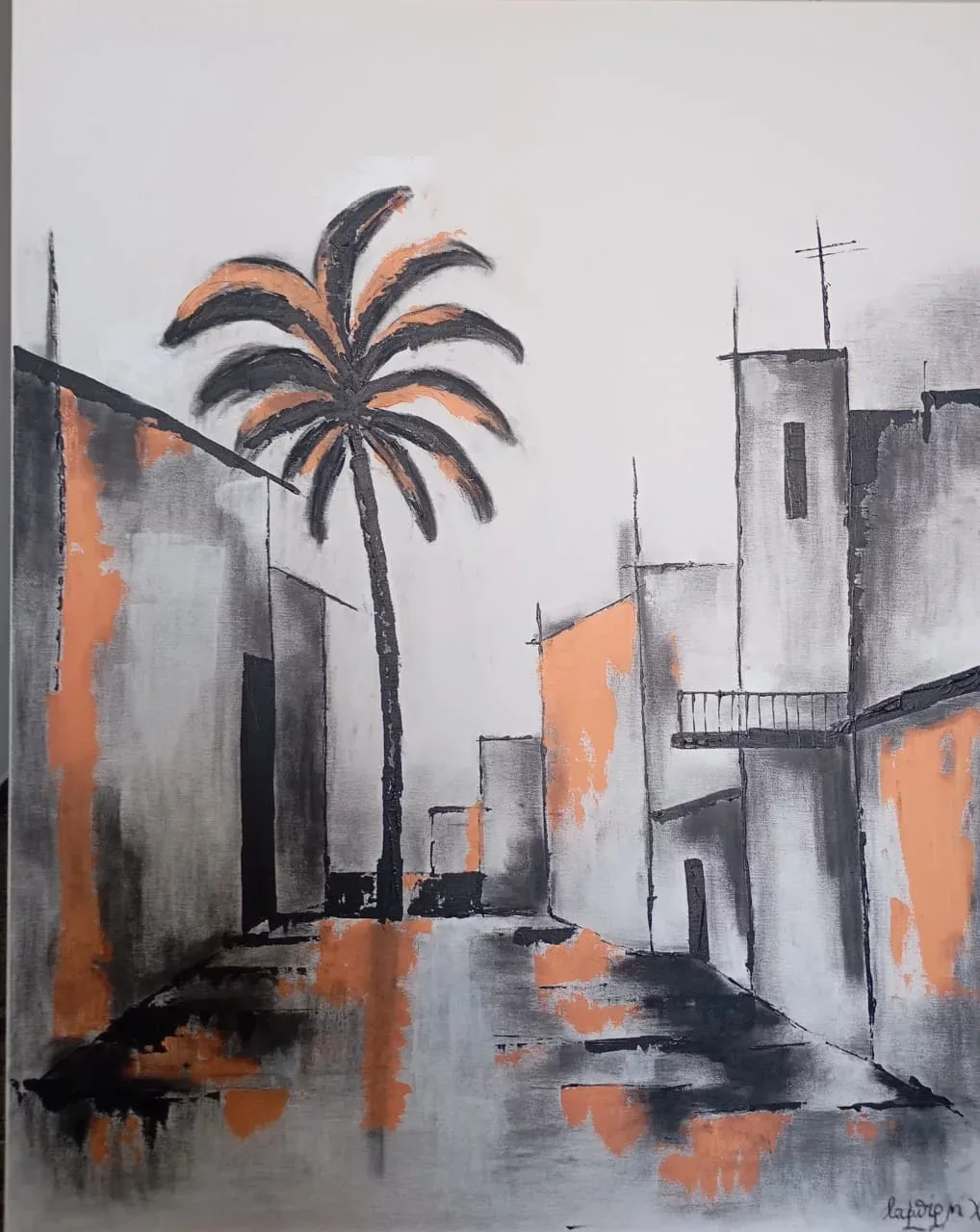 Silent South — painting by Chrysa Lampiri